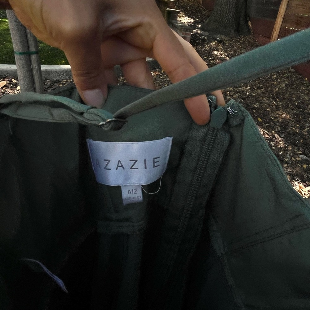 Azazie Forest Green Gown